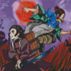 Tanjiro And Nezuko Demon Slayer Diamond Painting