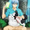 Tetsuya Kuroko And His Puppy Diamond Painting