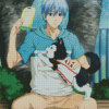 Tetsuya Kuroko And His Puppy Diamond Painting