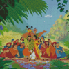 The Emperors New Groove Characters Diamond Painting