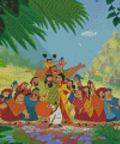 The Emperors New Groove Characters Diamond Painting