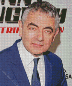 The English Actor Rowan Atkinson Diamond Painting