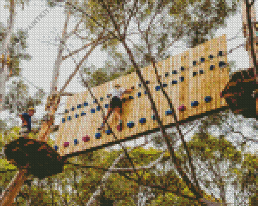 Tree Climb Diamond Painting