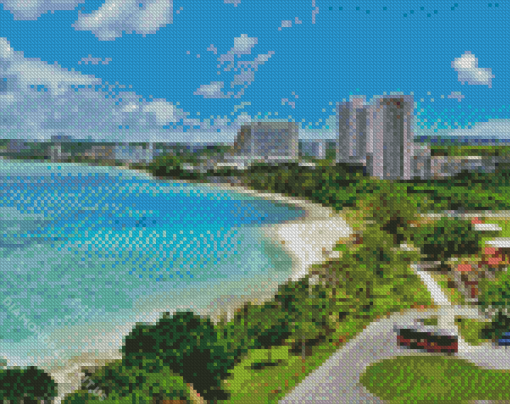 Tumon Beach Guam Diamond Painting