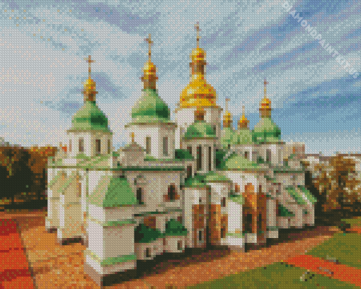 Ukraine Pechersk Lavra Monastery Diamond Painting