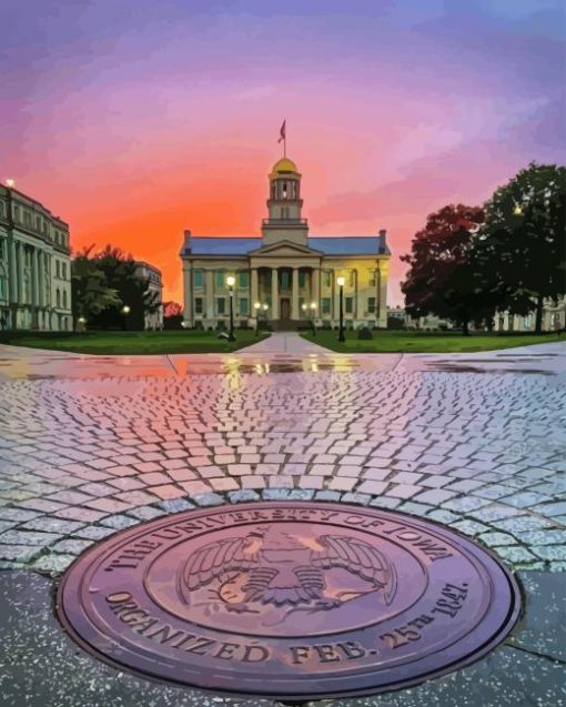 University of Iowa Diamond Painting