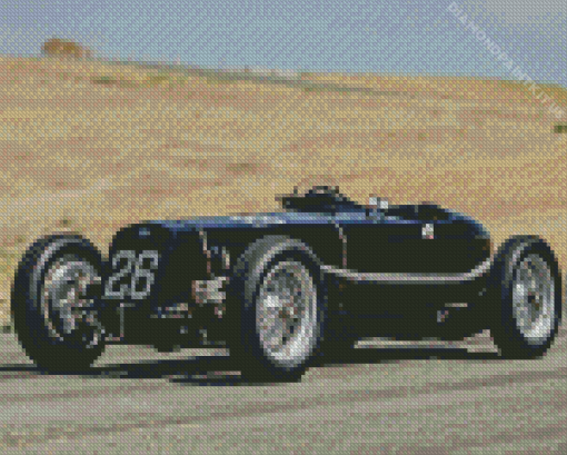 Vintage Race Car Diamond Painting