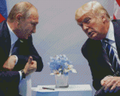 Vladimir Putin And Trump Diamond Painting