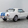 White 1965 Ford Mustang Diamond Painting