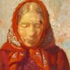 Woman In Red Anna Ancher Diamond Painting