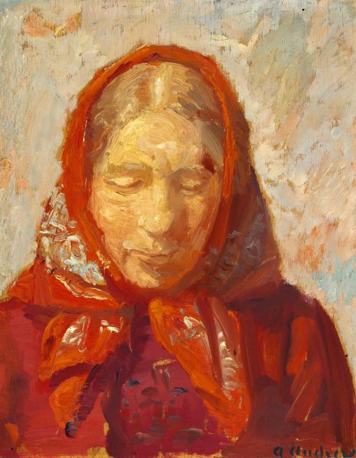 Woman In Red Anna Ancher Diamond Painting