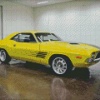 Yellow 1974 Challenger Diamond Painting