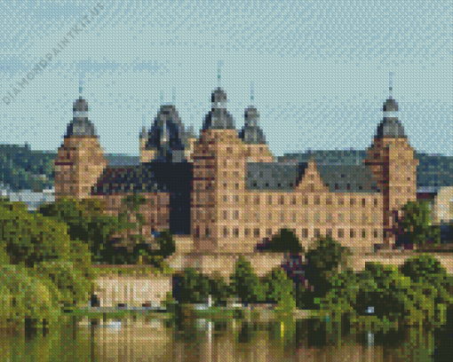 Aschaffenburg Castle Diamond Painting