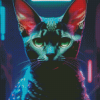 Black Devon Rex Diamond Painting