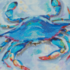 Blue Crab Art Diamond Painting