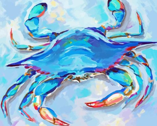 Blue Crab Art Diamond Painting