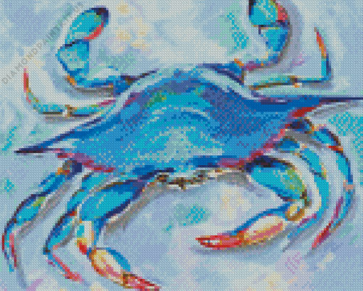 Blue Crab Art Diamond Painting