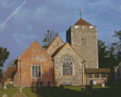 Bradenham Church Diamond Painting