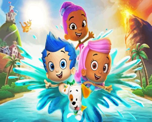 Bubble Guppies Diamond Painting