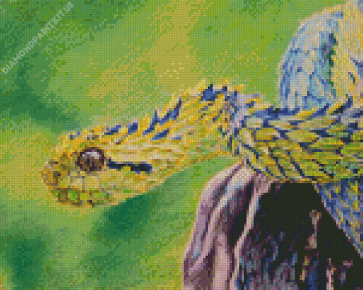 Bush Viper Art Diamond Painting