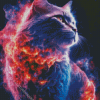 Cat Galaxy Diamond Painting