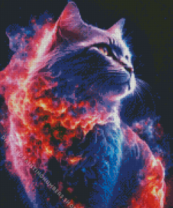 Cat Galaxy Diamond Painting