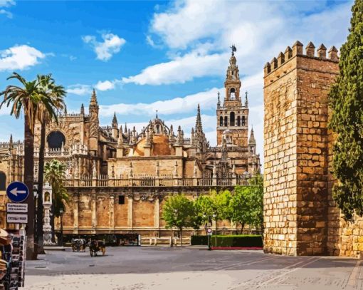 Catedral de Sevilla Diamond Painting