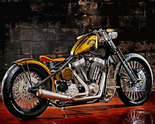 Chopper Bike Diamond Painting