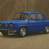 Classic Renault 8 Car Diamond Painting