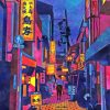 Colorful Korean Street Diamond Painting