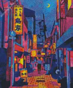 Colorful Korean Street Diamond Painting