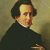 Felix Mendelssohn Composer Diamond Painting