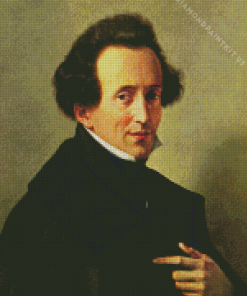 Felix Mendelssohn Composer Diamond Painting