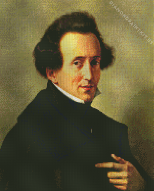 Felix Mendelssohn Composer Diamond Painting