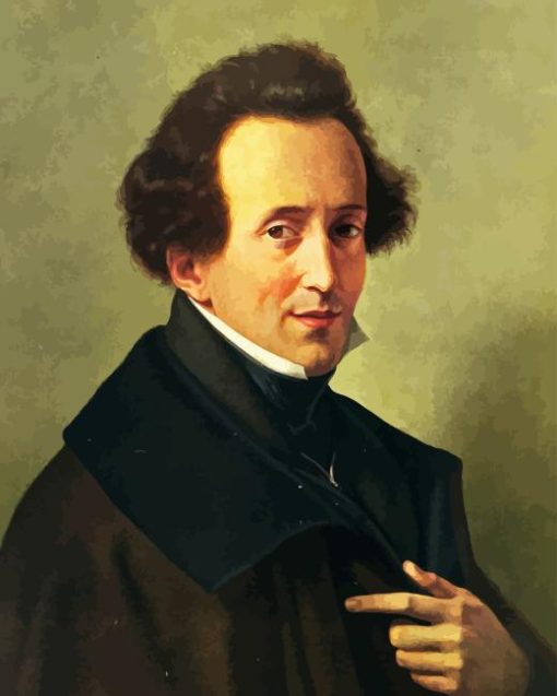 Felix Mendelssohn Composer Diamond Painting