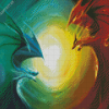 Fire and Ice Dragons Diamond Painting