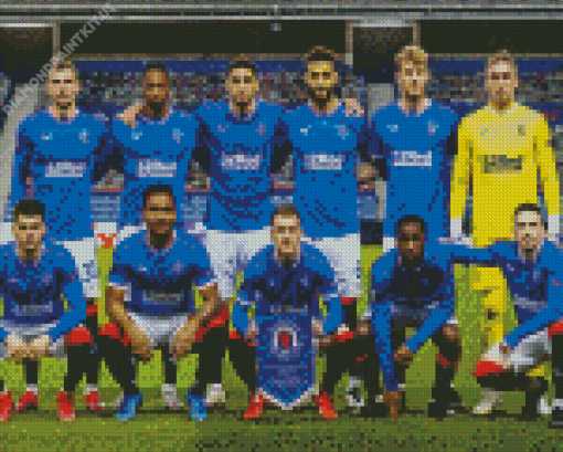 Football Rangers Diamond Painting