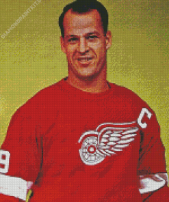 Gordie Howe Diamond Painting