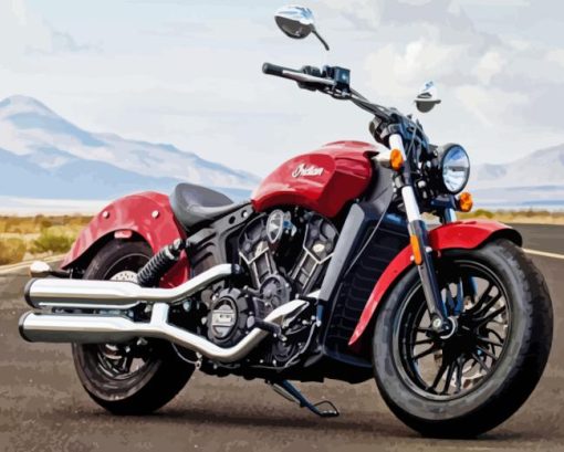 Indian Scout Diamond Painting