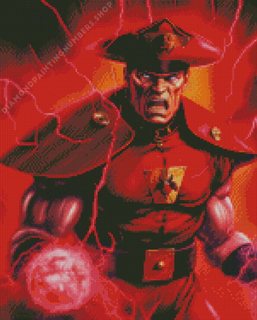 M Bison Diamond Painting