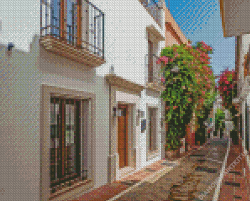 Marbella Old Town Diamond Painting