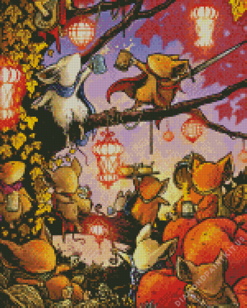 Comic book Mouse Guard Diamond Painting