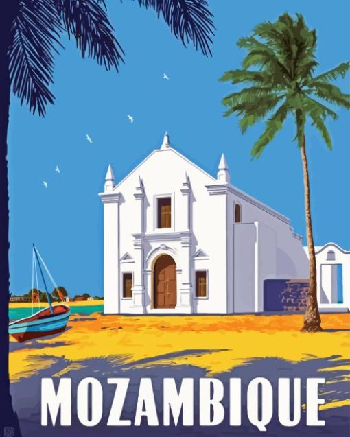 Mozambique Poster Diamond Painting