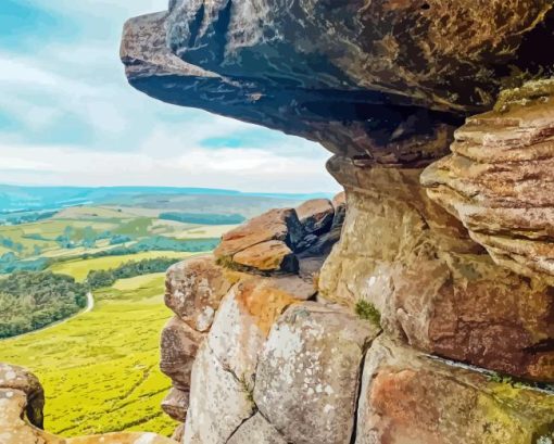 Peak District Stanage Edge Diamond Painting