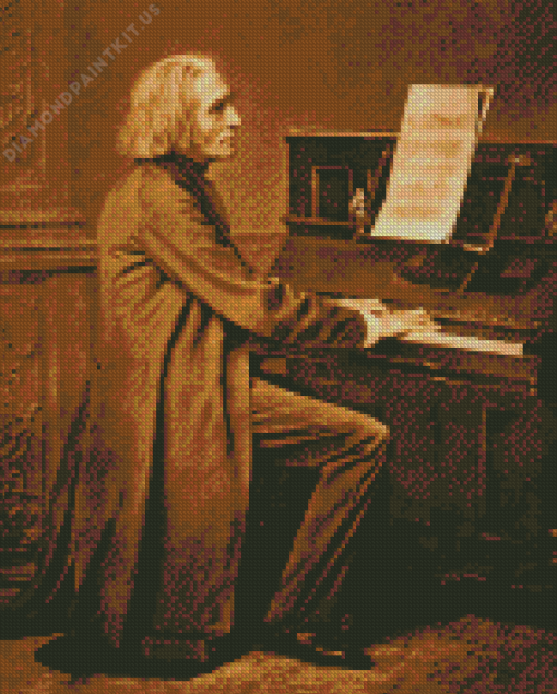 Pianist Franz Liszt Diamond Painting