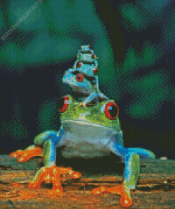 Pile Up Frogs Diamond Painting