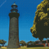 Queenscliff Black Lighthouse Diamond Painting