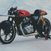 Royal Enfield Interceptor Motorcycle Diamond Painting