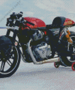 Royal Enfield Interceptor Motorcycle Diamond Painting