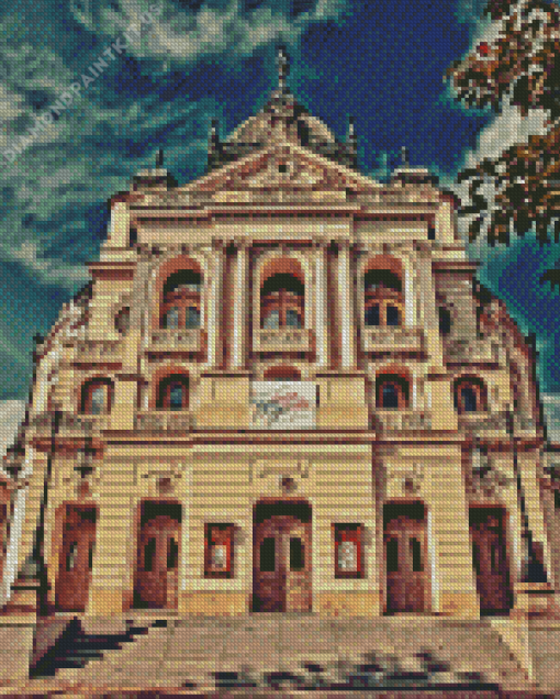 Slovakia Kosice Theatre Diamond Painting